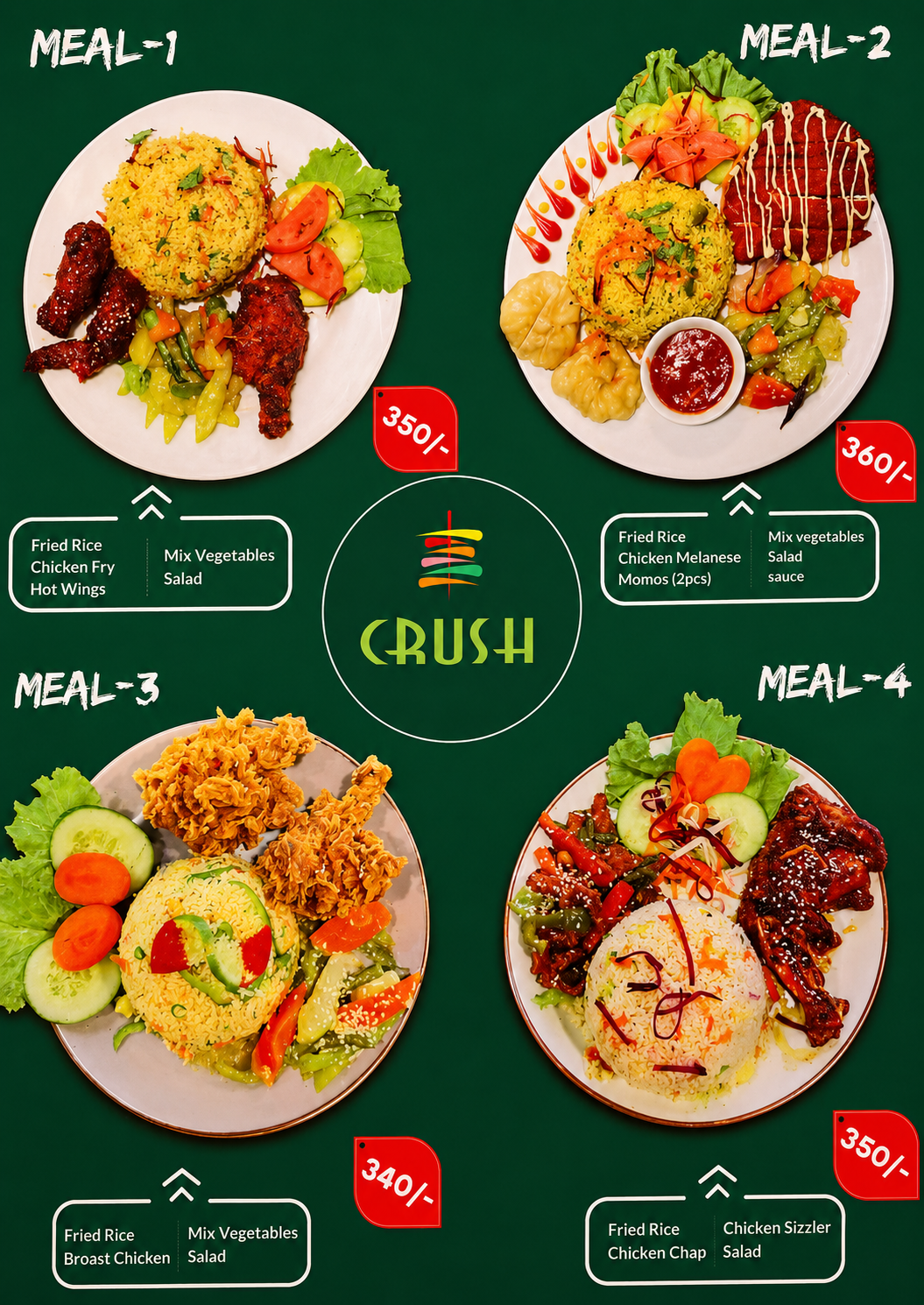 Crash premium menu
